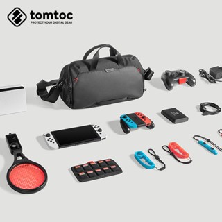 tomtoc Switch OLED family barrel storage soft bag shoulder bag NS full set of accessories storage large bag