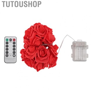 Tutoushop Rose Fairy Light Lamp String Red  Romantic Decorative Indoor String Light