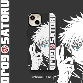 เคสโทรศัพท์มือถือ ลายการ์ตูนอนิเมะ Gojo Satoru คุณภาพสูง สําหรับ iPhone 14 11 12 13 Pro Max iPhone11