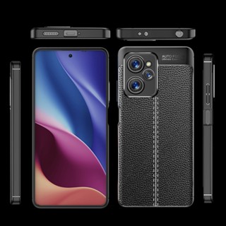 Poco X5 Pro 5G เคส TPU นิ่ม เนื้อลิ้นจี่ กันกระแทก ซิลิโคน เคสด้านหลัง