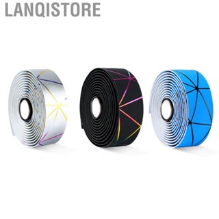 Lanqistore Road Bike Handlebar Tape Bicycle Breathable Anti Slip PU Handle Grip Wrap for Cycling