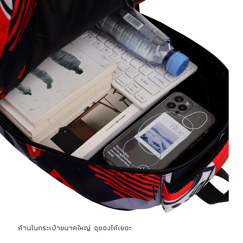 Vodca-กระเป๋าเป้ สายสะพายหลัง ไนล่อน ความจุขนาดใหญ่  LX-3241