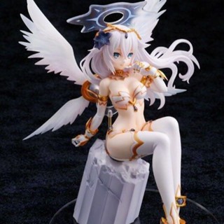 CYBER DIMENSION NEPTUNE GK figure 22cm  เกมสี่เทพธิดาหัวใจสีดำกล่องนิรุ่นตกแต่งโต๊ะตุ๊กตาของเล่นเครื่องประดับคอลเลกชันของขวัญ Game Four Goddesses Black Heart Online Boxed Anime PVC Model Desktop Decoration Doll Toy Ornaments Gift Collection 超次元游戏 四女神 黑色之心