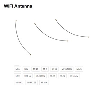 อะไหล่เสาอากาศสัญญาณ Wifi สายเคเบิ้ลอ่อน สําหรับ Xiaomi MI A1 A2 LITE 6 5 5S PLUS 4 4S 4C 4I 8 SE MIX MAX 2 2S