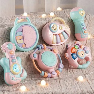 ถ่าน [พร้อมส่ง]​ เครื่องเล่นดนตรีของเล่นเด็กขนาดเล็ก(เพลงจีนไม่แถมถ่าน)​Childrens musical toys สีพาสเทล