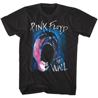Pink Floyd The Wall Screaming Face Album Cover Mens T Shirt Rock Band Concert_01