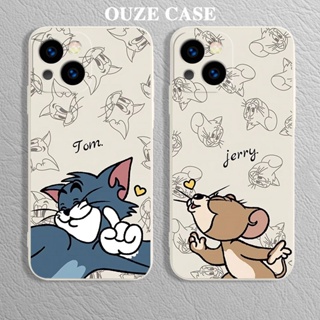 เคสซิลิโคนนิ่ม ป้องกันกล้อง ลาย Tom and Jerry สําหรับ Infinix Hot 12i 20 5G 20s 20i Note 12i Pro 5G 12 G88 G96 VIP 2023