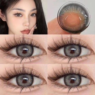 (เลนส์เกรด) Jewelens คอนแทคเลนส์ สีดํา สีเทาธรรมชาติ 2 ชิ้น 1 คู่