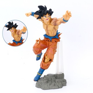 โมเดลฟิกเกอร์ ดราก้อนบอล Z Son Goku Super Saiyan PVC ขนาด 21 ซม. ของเล่นสําหรับเด็ก ผู้ใหญ่ ของขวัญคริสต์มาส