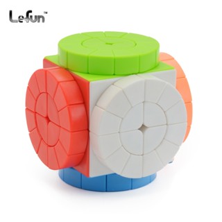 Lefang Time Machine Color Cube] ลูกบาศก์ปริศนา รูปลูกบาศก์ ขนาด 2x2 สีพื้น แบบสร้างสรรค์