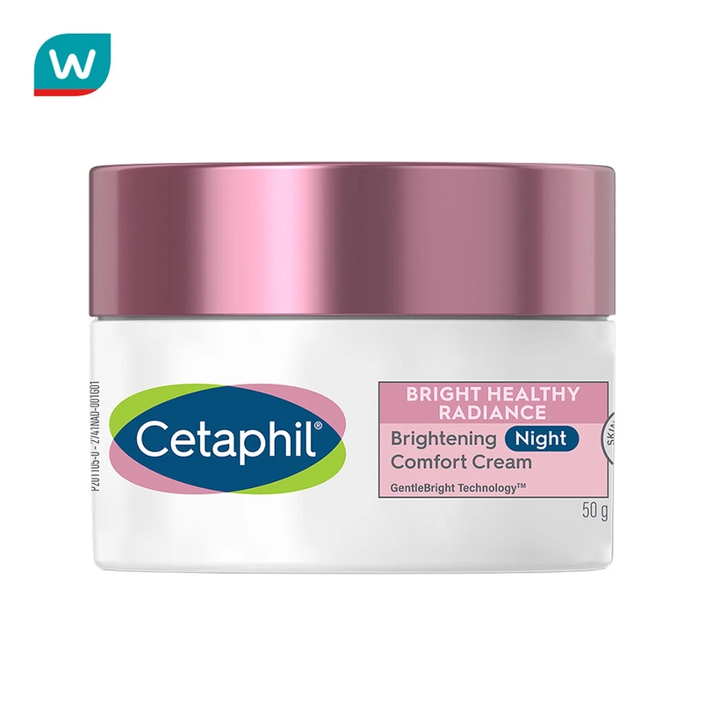 Cetaphil เซตาฟิล ไบรท์ เฮลธ์ตี้ เรเดียนซ์ ไบรท์เทนนิ่ง ไนท์ คอมฟอร์ท ครีม 50กรัม