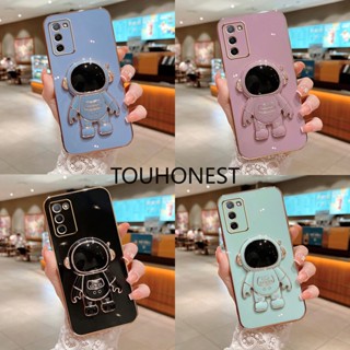 เคส INFINIX Hot 10 เคส infinix Hot 20 Play เคส infinix Hot 20S Case infinix Hot 20i Case infinix Note 12 Vip Cover infinix Note 12 pro Cassing infinix Zero Cases infinix Smart 5 Casing Luxury Cute Silicone 3D Astronaut Stand Phone Case โทรศัพท์มือถือ