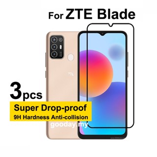 ฟิล์มกระจกนิรภัยกันรอยหน้าจอ 9D ZTE Blade A52 สําหรับ ZTE Blade A52 A72 A71 A51 A31 Plus Nubia Red Magic 8 Pro+ Red Magic 7 7s 6 6s Pro Plus 5s 5G 3 3s 3 ชิ้น