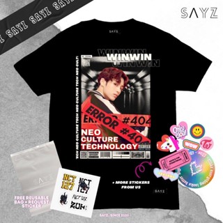 Kaos Winwin Dong Sicheng NCT WayV Kpop Streetwear Korean T-Shirt Harajuku 127 2020 Men T_07