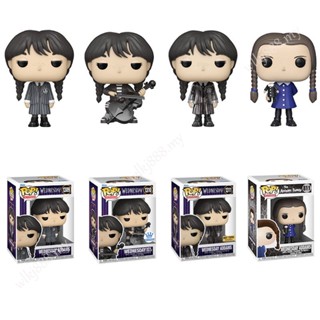 โมเดลฟิกเกอร์ Funko Pop The Addams Family Wednesday Articulado ของเล่นสําหรับเด็ก