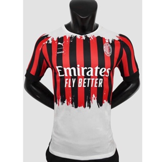 เสื้อกีฬาแขนสั้น ลายทีมชาติฟุตบอล Milan 22 23 AC ชุดเหย้า ไซซ์ S-3XL