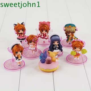 ฟิกเกอร์ Sweetjohn Cartoon Action Figure Pvc ของเล่นสําหรับตกแต่งเค้ก