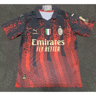 เสื้อกีฬาแขนสั้น ลายทีมชาติฟุตบอล AC Milan Third Away 2223 ชุดเหย้า คุณภาพสูง ไซซ์ s - 2XL#11