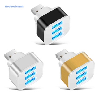 [ElectronicMall01.th] อะแดปเตอร์ฮับ USB2.0 3 พอร์ต ชาร์จเร็ว พร้อมไฟแสดงสถานะ LED สําหรับโทรศัพท์มือถือ