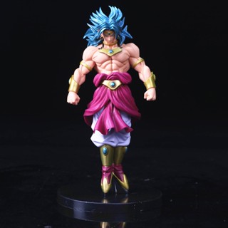 โมเดลฟิกเกอร์ PVC รูปปั้นอนิเมะ Dragon Ball Broli ขนาด 22 ซม. ของเล่นสําหรับเด็ก