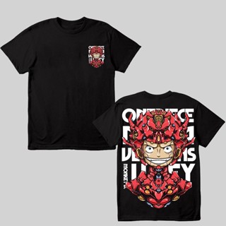 เสื้อยืดพิมพ์ลาย2023（ผู้สร้างดั้งเดิม）เสื้อยืดแฟชั่น Street เสื้อยืดอนิเมะ Onepiece Mecha Luffy เสื้อยืดพิมพ์ลาย