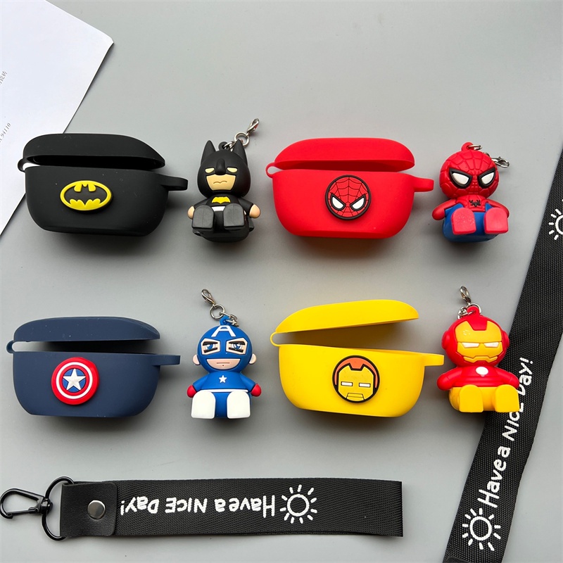 JBL Wave100 TWS Case Cartoon Lanyard JBL Wave Buds Silicone Soft Case Protective Case Shockproof Cas