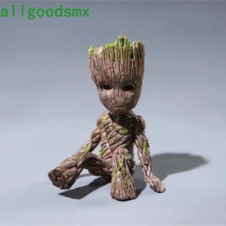 Allgoods ของเล่นฟิกเกอร์ Groot ขนาด 6 ซม .