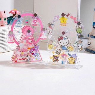 ชิงช้าสวรรค์ Sanrio Goo อะคริลิคใส หมุนได้ ของเล่นสําหรับเด็ก DIY