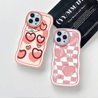 เคสมือถือ แบบนิ่ม ลายคลื่นหัวใจ สําหรับ Vivo Y02 Y21 T1x Y21s Y20 Y20s Y20i Y81 Y12a Y12s Y15s Y15a Y01 Y16 Y22 Y35 Y50 Y30i Y91 Y91C Y1s Y17 Y15 Y12 V9 Y19 Y76 Y31 Y51 V15 V25 V25e V27 V27e S1 | St H132