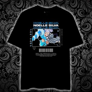 BLACK CLOVER NOELLE SILVA Printed t shirt unisex 100% cotton_03