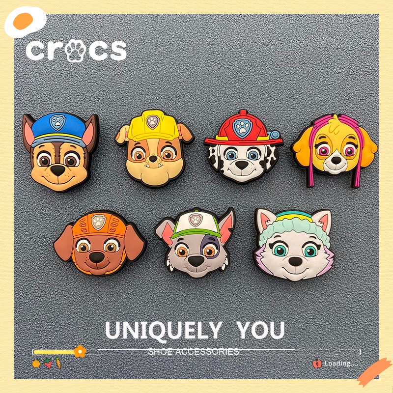 Others 29 บาท Crocs jibbitz จี้กระดุม ลายการ์ตูน PAW Patrol หัวเข็มขัดตกแต่ง สําหรับ crocs Women Shoes