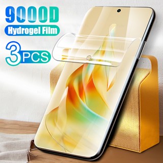 3PCS Curved Soft Hydrogel Film Screen Protector For Oppo realme C55 C30s A17k A17 Reno8 T reno 8t 4G 5G realme10 pro