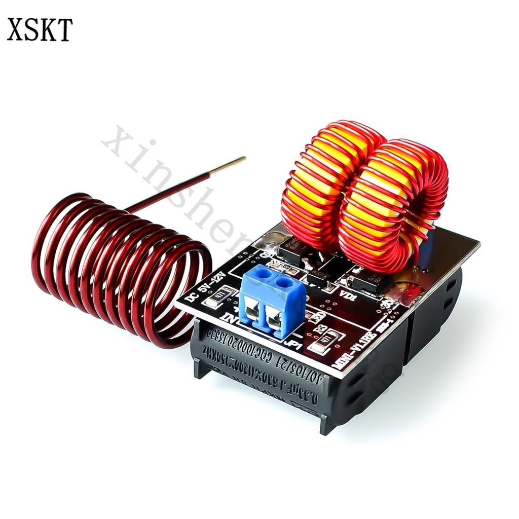 ขายร้อน 5-12V 120W Mini ZVS Induction เครื่องทําความร้อน Flyback Driver เครื่องทําความร้อน DIY หม้อหุงข้าว + คอยล์จุดระเบิด