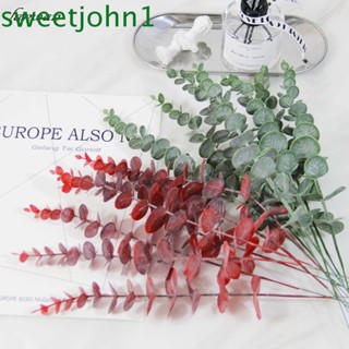 Sweetjohn ดอกไม้ประดิษฐ์พลาสติกสําหรับตกแต่งบ้าน