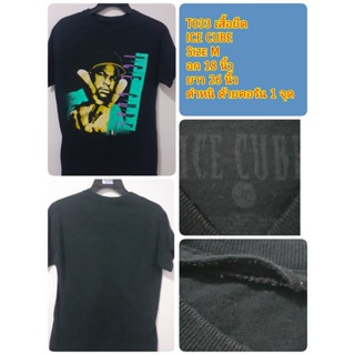 T033 เสื้อยืด ICE CUBESize M อก 18 นิ้ว ยาว 26 นิ้ว