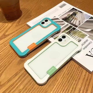 เคสโทรศัพท์มือถือ ซิลิโคนนิ่ม กึ่งซองจดหมาย กันกระแทก สีแคนดี้ สําหรับ iPhone Air 17 16 15 14 13 12 11 Pro Max Plus X XR Xs Max 7 8 Plus