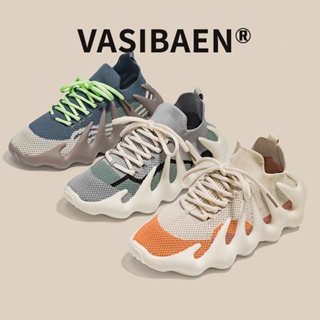 VASIBAEN Flying shoes รองเท้ามะพร้าวใหม่ของผู้หญิงนักเรียนรองเท้าผ้าใบวิ่งทุกคู่