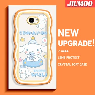 เคสโทรศัพท์ ซิลิโคนนิ่ม ใส กันกระแทก ลายการ์ตูน Sanrio Cinnamoroll หลากสี สําหรับ Samsung J4 Plus 2018 J4 Prime