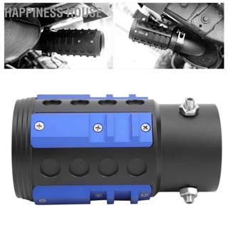 Happiness House ปลายท่อไอเสียด้านหลังรถยนต์ OD 72mm/2.8in Universal Racing Modification with Wrench Blue