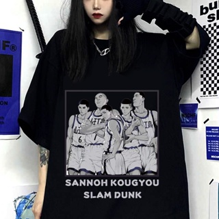 tshirt เสื้อยืดแขนสั้น พิมพ์ลายอนิเมะ Slam Dunk Sakuragi Hanamichi Haruko Akagi Kaede Rukawa Friends เหมาะกับของขวัญอินเ