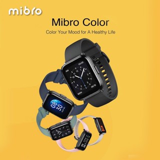 Xiaomi สมาร์ทวอทช์ รุ่น Youpin Mibro Color นาฬิกาออกกำลังกาย วัดออกซิเจน ระบบสัมผัส กันน้ำ การเต้นหัวใจ รับประกัน 1 ปี