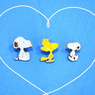เข็มกลัด Snoopy (1ชิ้น) เข็มหมุด สนูปปี้ เนื้อโลหะ งานดี brooch pin ติดเสื้อผ้า กระเป๋า