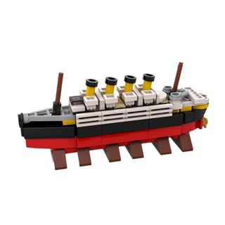 拼搭积木玩具 Titanic桌面摆件礼物玩具 兼容乐高