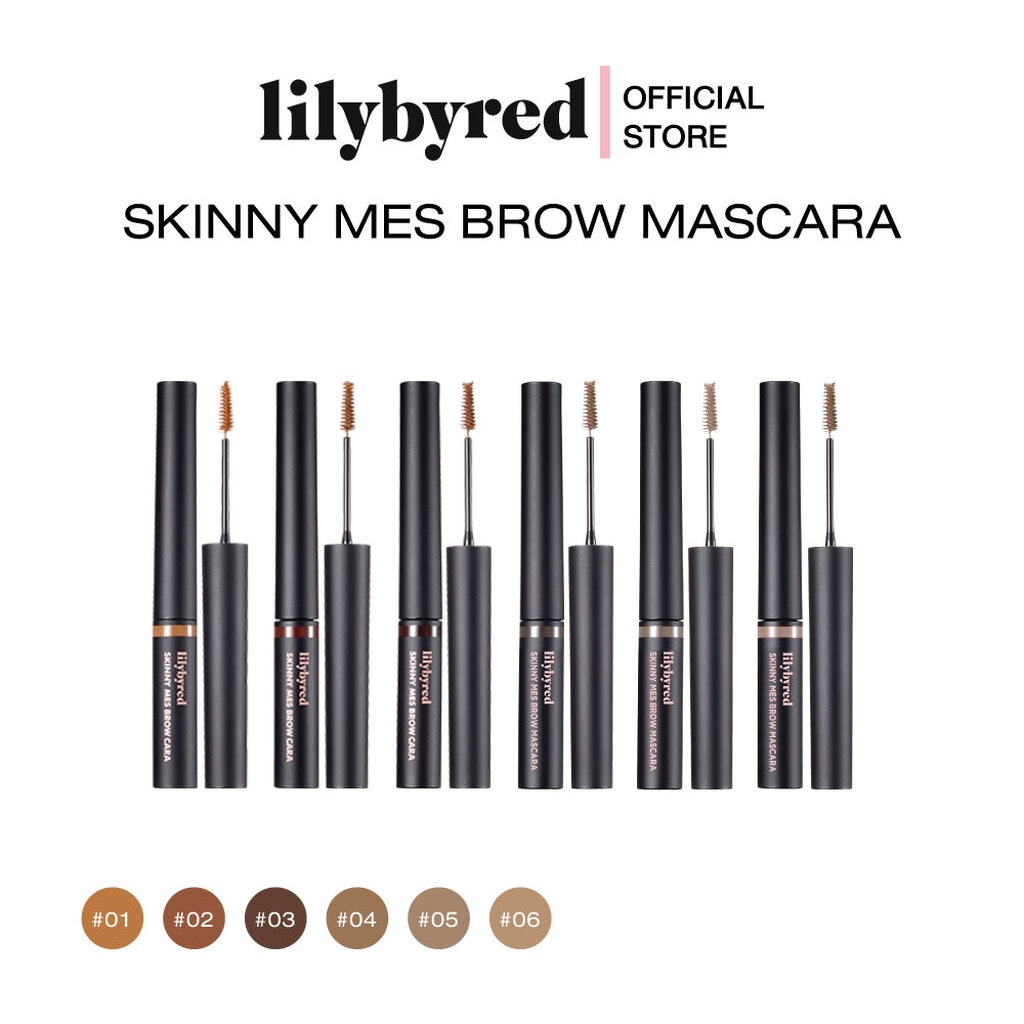 [SALE อ่านก่อนสั่ง] LILYBYRED SKINNY MES BROW MASCARA 3.5 G ( มาสคาร่า คิ้ว เครื่องสำอางค์ ) exp 2026
