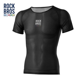 【ROAD To SKY】ROCKBROS เสื้อปั่นจักรยาน แขนสั้น แห้งเร็ว ระบายอากาศ สําหรับผู้ชาย และผู้หญิง