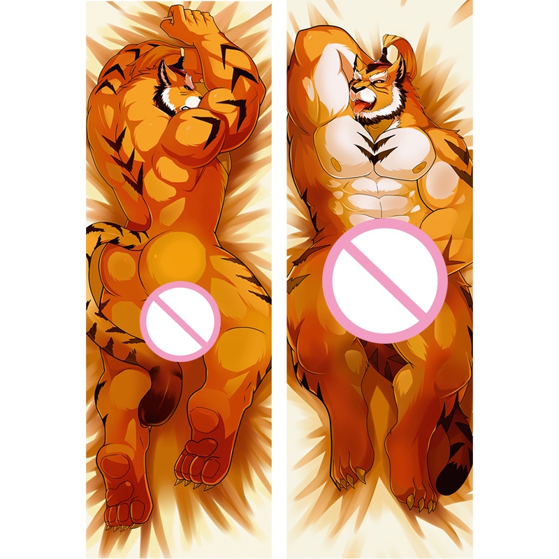 ปลอกหมอน ลายหมาป่า Dakimakura Furry Orcus Fandom Man ขนาด 50x150 ซม. DIY