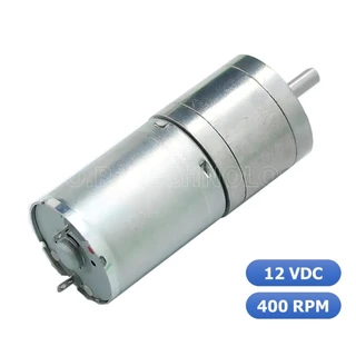 (1ชิ้น) JB361 มอเตอร์ มอเตอร์เกียร์ มอเตอร์อเนกประสงค์ 25GA-370 12VDC 400RPM DC Gear Motor (Shaft D, 4mm)
