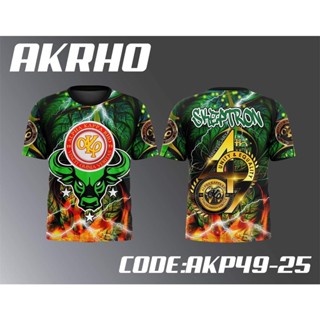 Alpha Kappa Rho ครบรอบ 49 ปี ทรงหลวม ใส่สบาย ลายโลโก้ AKP ครบรอบ 49 ปี ไซซ์ XS-3XL สําหรับทุกเพศ