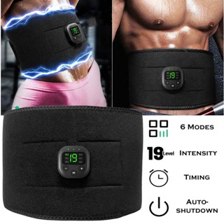 EMS Abdominal Muscle Toning Trainer ABS Electric Stimulator Toner Fitness Belt