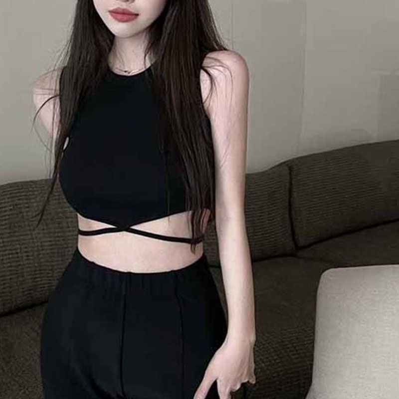 เสื้อกล้ามครอปทรงสวยผ้าดีใส่สบาย